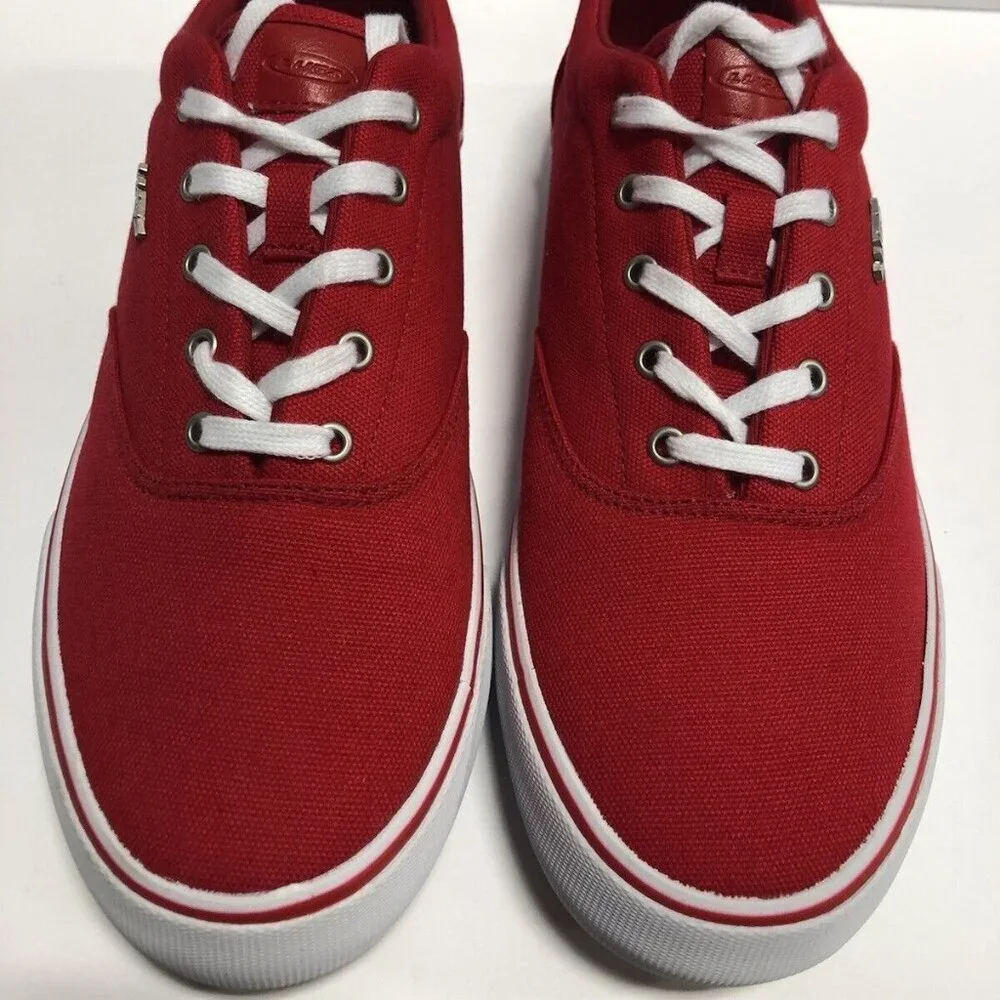 Lugz Men’s Flip, Red Lace-Up Sneakers, Size 9D.